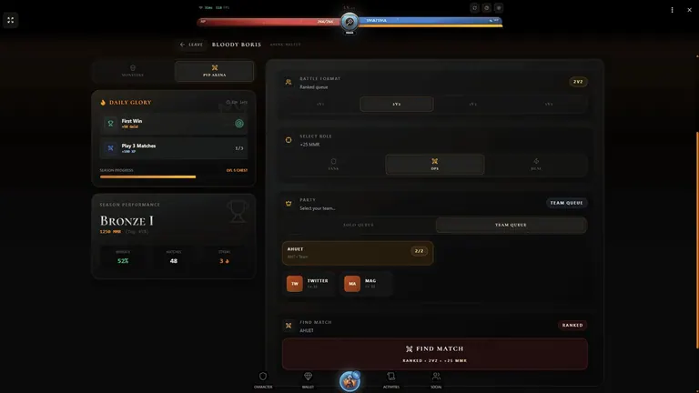 Screenshots: PvP Arena